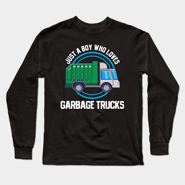 Garbage Truck Long Sleeve T-Shirt by CreativeGiftShop